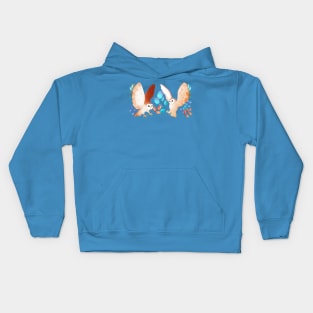 Barn Owls In Flight Kids Hoodie